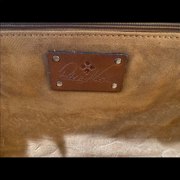 Patricia Nash Athena Printed Haircalf Leather Frame Bag/Clutch - Tiger NWT - Picture 7 of 12